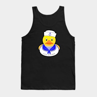 Cool Rubber duck sailor Tank Top